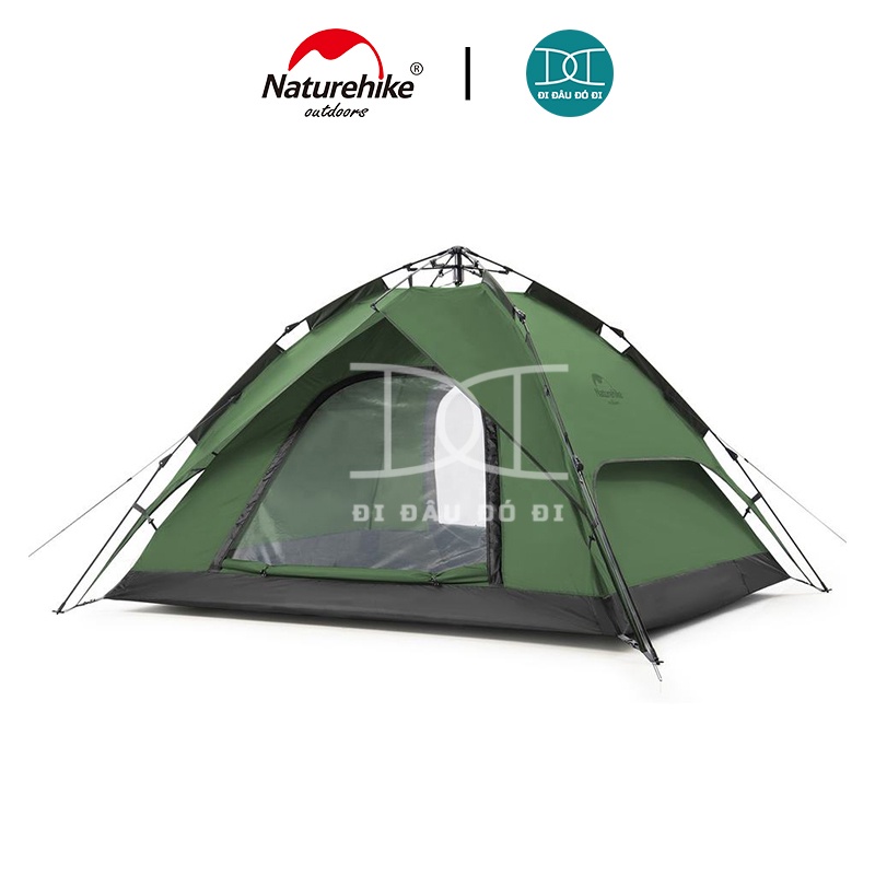 Lều tự bung 4 người chính hãng Naturehike, chống nước dễ dàng lắp đặt NH21ZP008