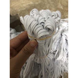 Chun may mặc ĐEN - TRẮNG bản 5mm (bán theo bó 10mét)