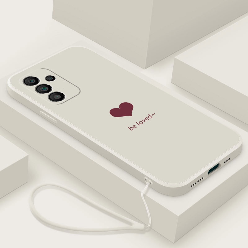 Ốp Điện Thoại Silicone Mềm Mặt Nhám Họa Tiết Trái Tim Cho samsung galaxy a15 5g a25 a35 a55 5g