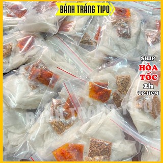 Xâu 10 bịch bánh tráng sa tế tôm tỏi - bánh tráng phơi sương dẻo siêu ngon chính gốc tây ninh - bánh tráng tipo