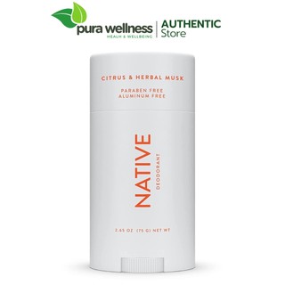 Native Deodorant Citrus & Herbal Musk - Lăn khử mùi hương cam chanh 75g
