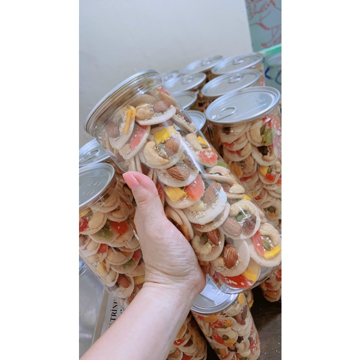 Bánh hạt điều trái cây - hạt [ Hộp đứng 450 gram ]