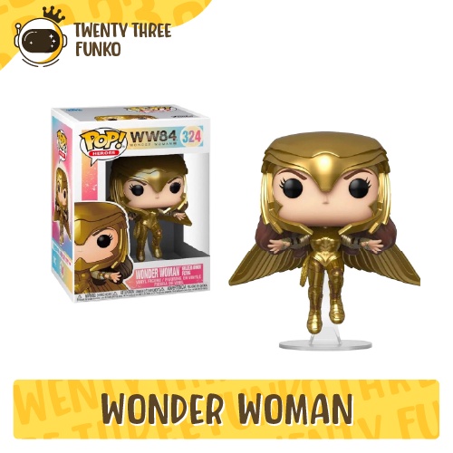 Mô Hình Funko Pop • Wonder Woman Golden Armor Flying 324 • Wonder Woman