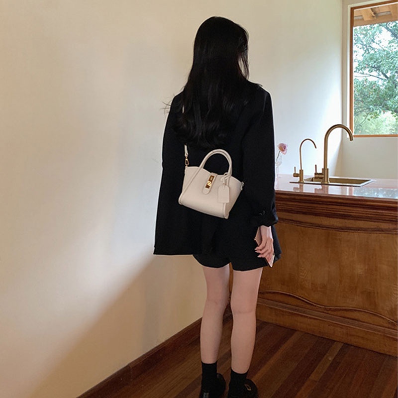 AlphaZ Túi Xách Đeo Vai Phong Cách Paris Cao Cấp Dễ Phối Đồ Thời Trang Công Sở