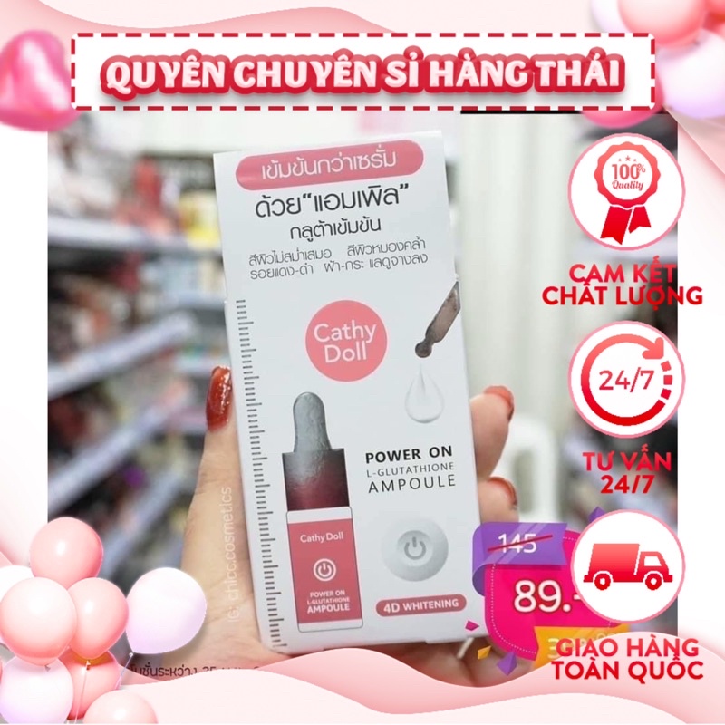 Serum trắng da chống tàn nhang đốm nâu cathy doll thái lan
