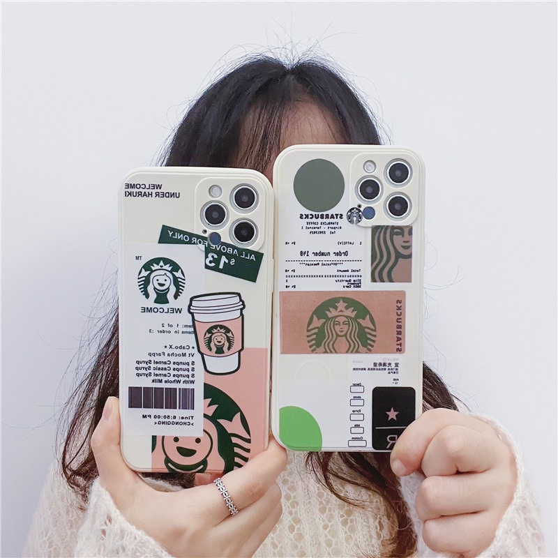 Ốp Điện Thoại Dẻo Họa Tiết Starbucks Độc Đáo Cho Xiaomi POCO X3 NFC M3 Pro Redmi 10 9 9A 9i 9C Note 10 8 9 9S Pro 4G