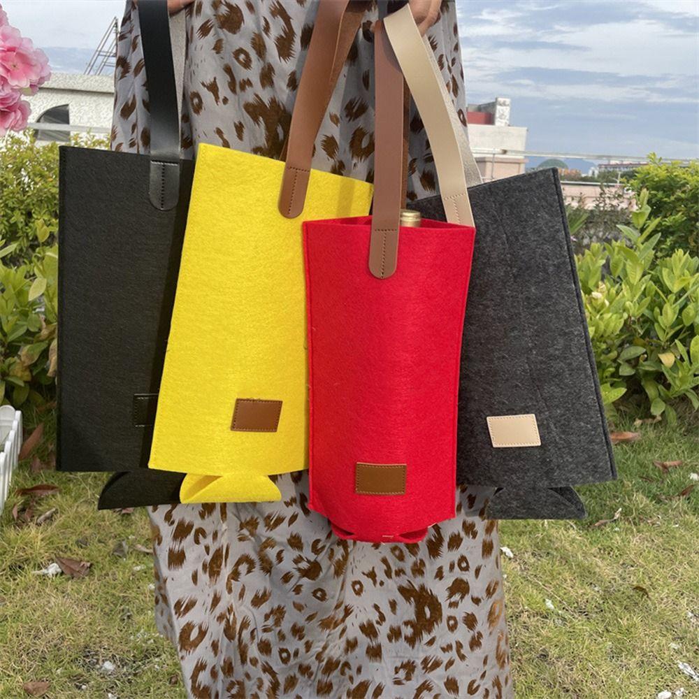 Túi Đựng Chai Rượu Vang Thiết Kế Đơn Giản Tiện Dụng