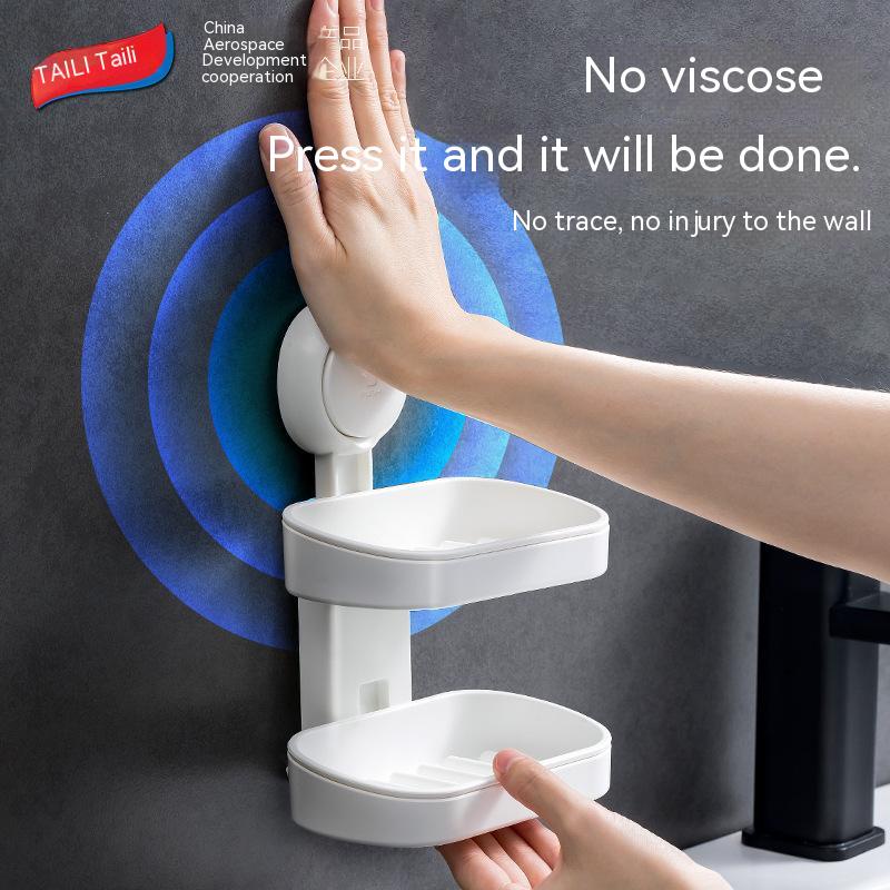 Giá Treo Đồ Dùng Nhà Tắm Một Tầng Không Để Lại Dấu Vết Tiện Dụng