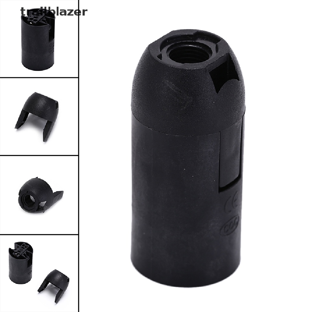 Đuôi Đèn LED E14 Bằng Nhựa Màu Trắng Đen