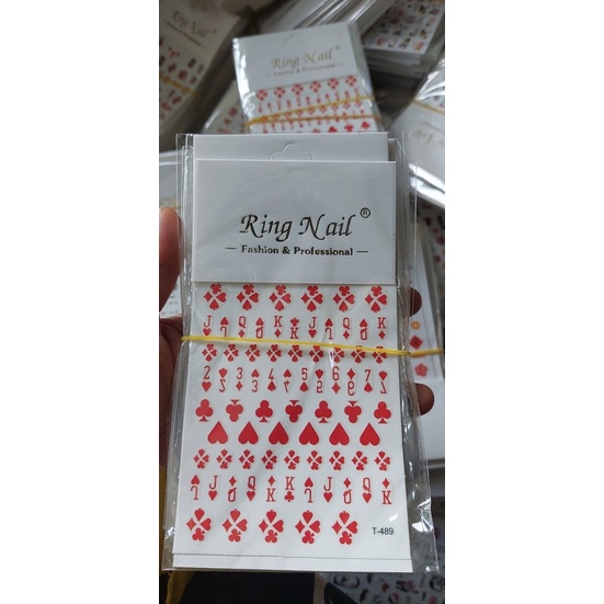 Ticker dán móng,ticker bài,ticker xuân