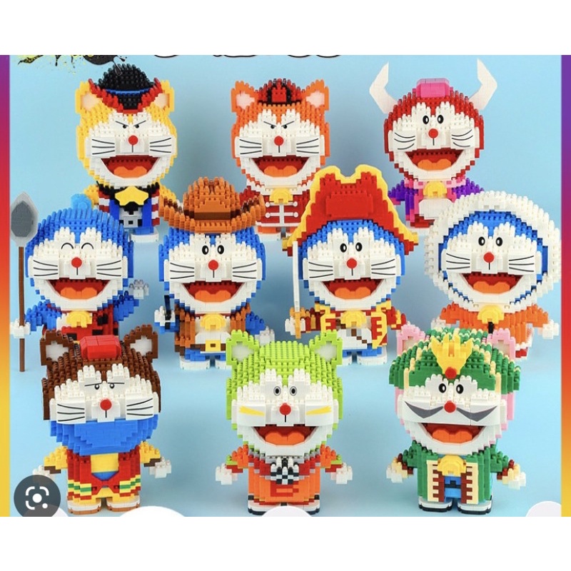 Lắp ghép lego nano doraemon nhiều mẫu