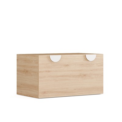 ZANOTTA, Tủ ghế đựng đồ chơi cho trẻ kèm tay nắm STO_028, 90x52x48cm, tủ gỗ Scandi Home