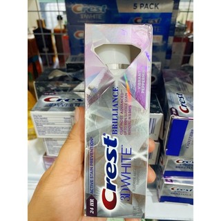 Kem đánh răng Crest 3D White Brilliance 12Hr ADV Stain Protection