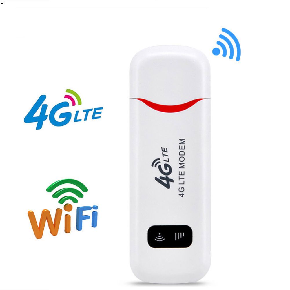 Usb Phát Sóng Wifi 4G LTE Di Động 150Mbps Hỗ Trợ Thẻ Sim Mini 4G Cho Xe Hơi / Nhà Ở / Văn Phòng