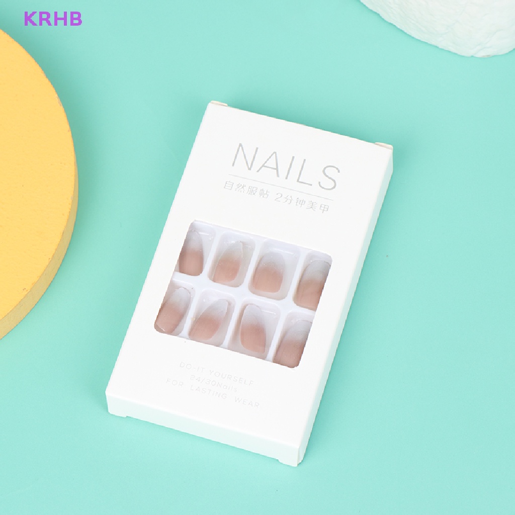 Set 24 Móng Tay Giả Có Thể Tháo Rời Tiện Dụng Cho Múa Ba Lê Mới