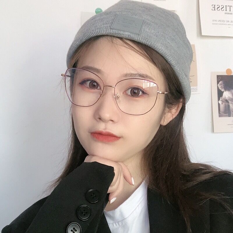 Kính Mát Mắt Mèo Gọng Kim Loại Chống Bức Xạ Phong Cách Retro Phương Tây Cho Nữ