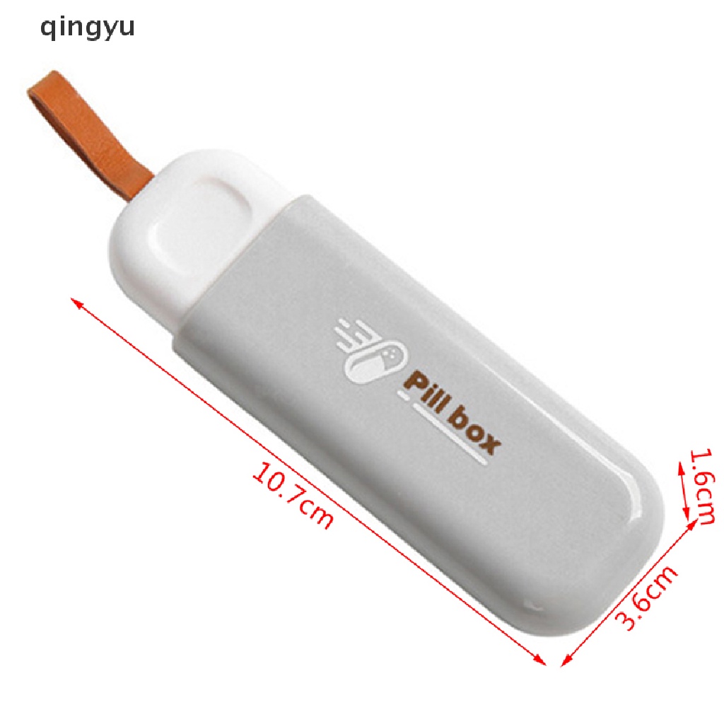 Hộp Đựng Thuốc 3 Ngăn Mini Dễ Dàng Mang Theo Khi Đi Ra Ngoài