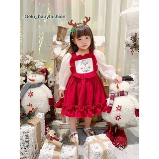 Váy nhung tiểu thư siêu xinh cho bé gái từ 10-20kg