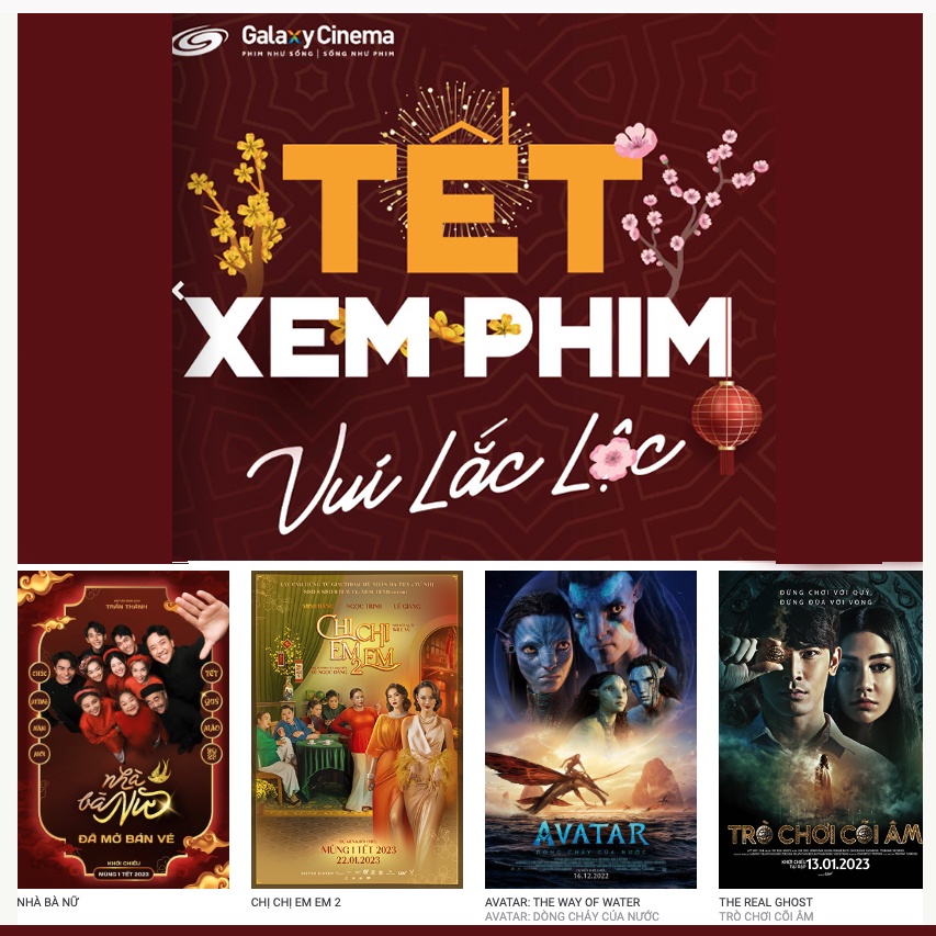 01 Vé xem phim 2D Galaxy Cinema cho 1 người tại Hệ thống toàn quốc