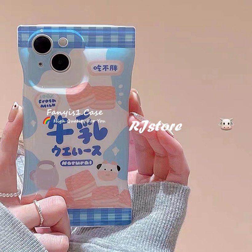 Ốp Điện Thoại silicon Mềm In Hình Hộp Bánh Quy / Sữa Cho iPhone XR 14 13 11 12 Pro Max 8 7 6 6s Plus SE 2020 XS X