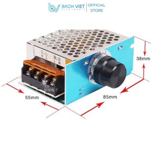 Mạch điều chỉnh điện áp 18650 ac dimmer 2000w, 4000w