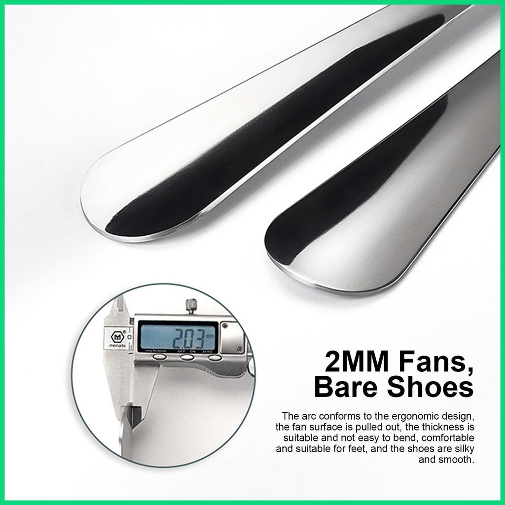 Dụng Cụ Hỗ Trợ Mang Giày Bằng Thép Không Gỉ Tay Cầm Dài Tiện Dụng Cho Nam Và Nữ