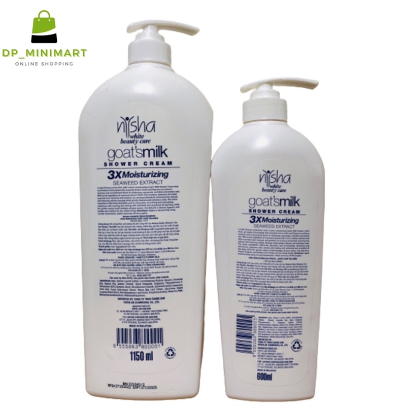 Sữa Tắm Nysha White Beauty Care Dưỡng Trắng Da Tảo biển - Malaysia