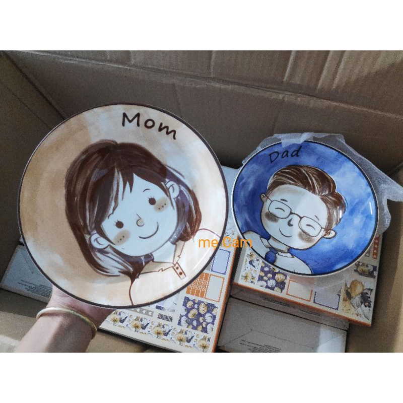 (xả kho) Bộ 2 tô sứ 7in - 18cm, tô sứ cao cấp decor mẫu gia đình