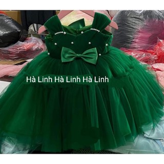 Đầm công chúa bé gái, váy lưới xếp cho bé chụp ảnh, thôi nôi sinh nhật.