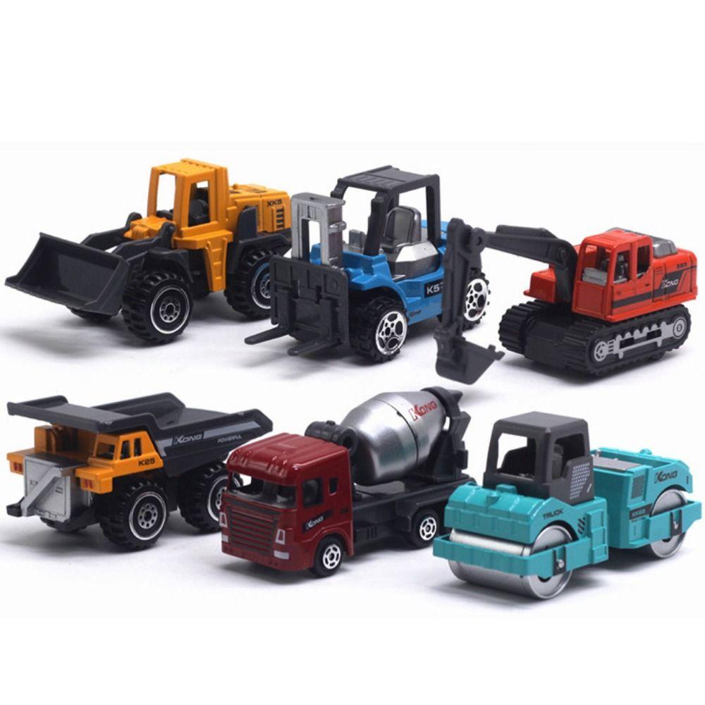 SUSANS Bộ Đồ Chơi Xe Công Trường Bằng Hợp Kim Cho Bé