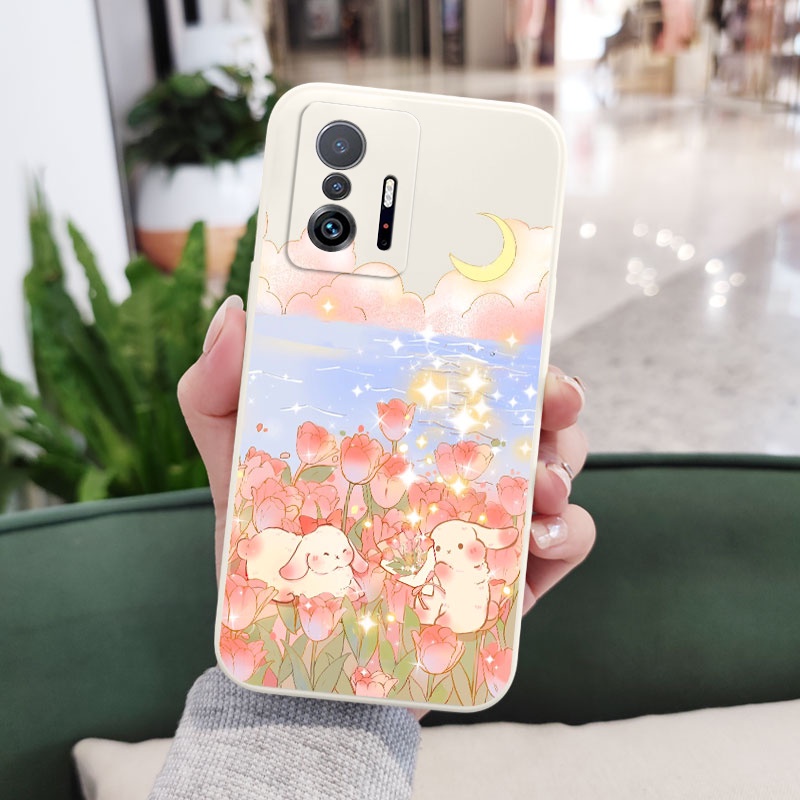 Ốp Điện Thoại Hình Thỏ Dễ Thương Cho xiaomi mi 13t 12t 11t 10t pro lite mi 9t pro