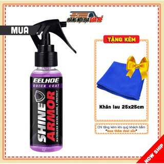 Dung dịch đánh bóng sơn xe nano ceramic coating shine armor 100ml hangnoidia