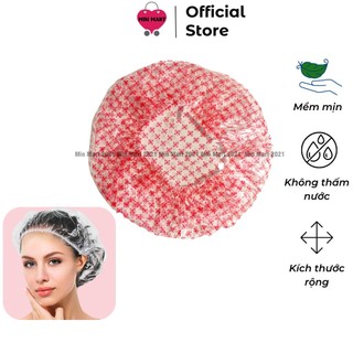 Mũ ủ tóc không thấm nước tiện dụng nón ủ tóc hấp dầu dưỡng tóc tại nhà mũ trùm đầu chụp tóc khi tắm Min Mart 2021