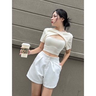 AOKI | Maki Top | Áo croptop chất thun tăm
