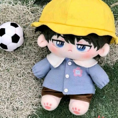 [Miyo]  [M045] Conan không vui - doll bông 15cm không xương kèm thẻ bị tróc góc do vận chuyển