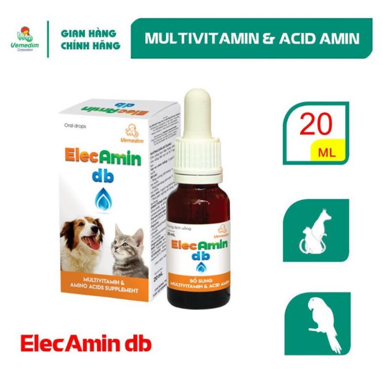 Dung Dịch Cung Cấp Vitamin - Tăng Đề Kháng, Ăn Ngon, Biếng Ăn Cho Chó, Mèo - 20ml