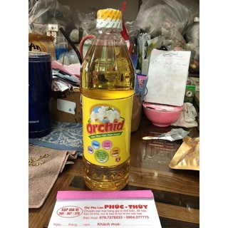 Dầu thực vật tinh luyện Orchid, chai 1 lít
