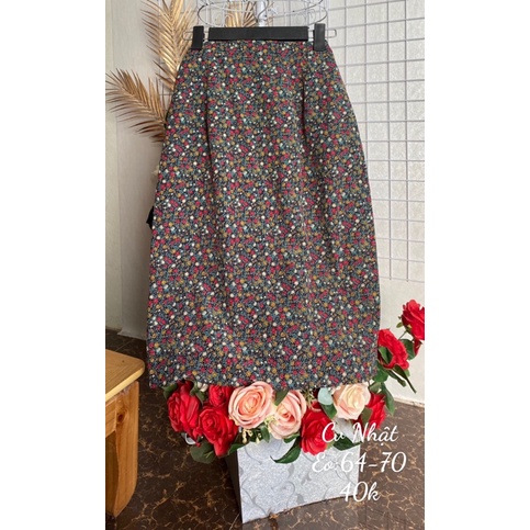 Chân váy Nhật dài kiểu