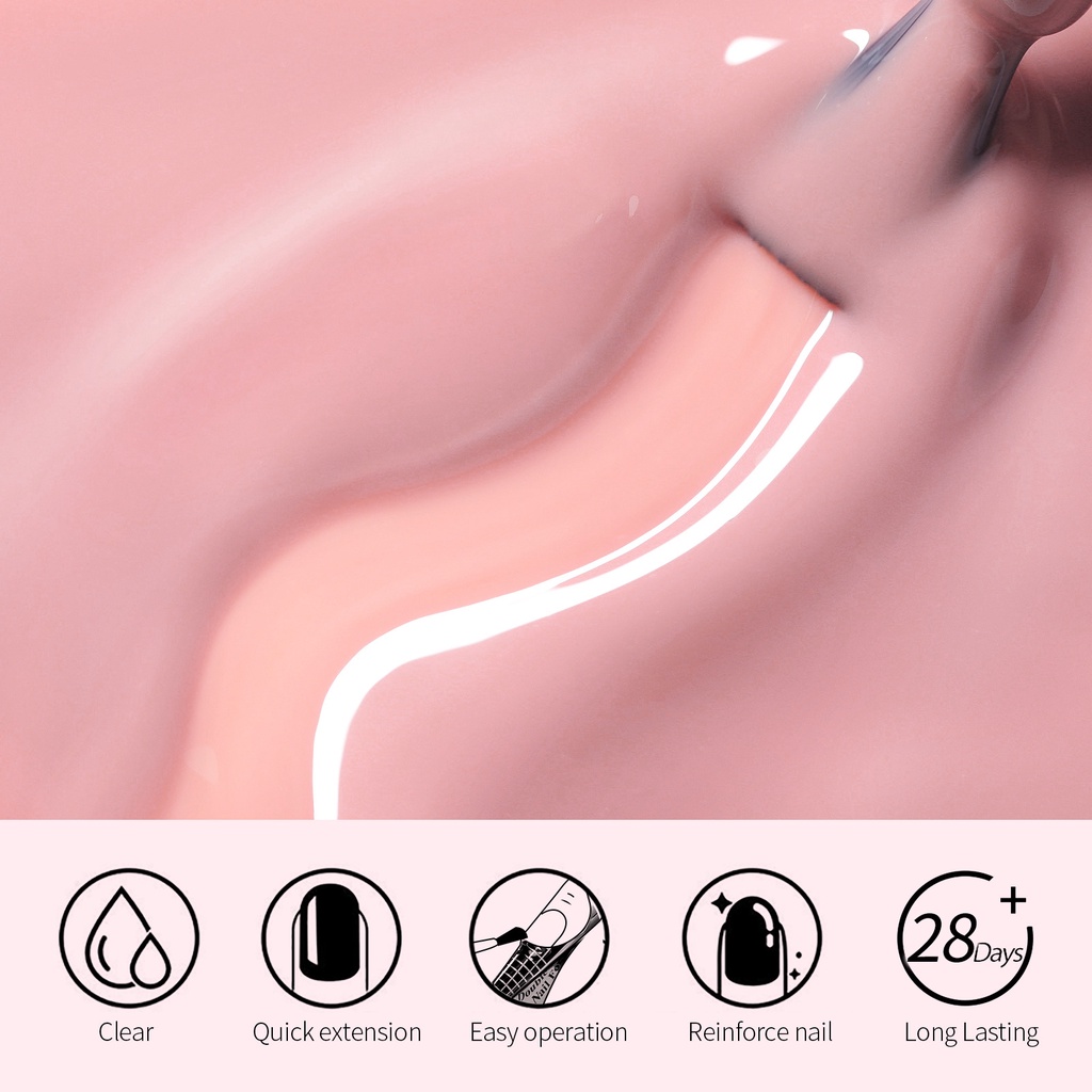 Gel Dán Nối Dài Móng Tay 5 Trong 1 BORN PRETTY 15ml