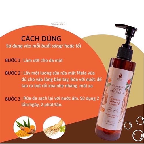 Sữa Rửa Mặt Giảm Mụn MELA Sáng Da, Làm Sạch Bụi Bẩn Và Bã Nhờn Trên Da