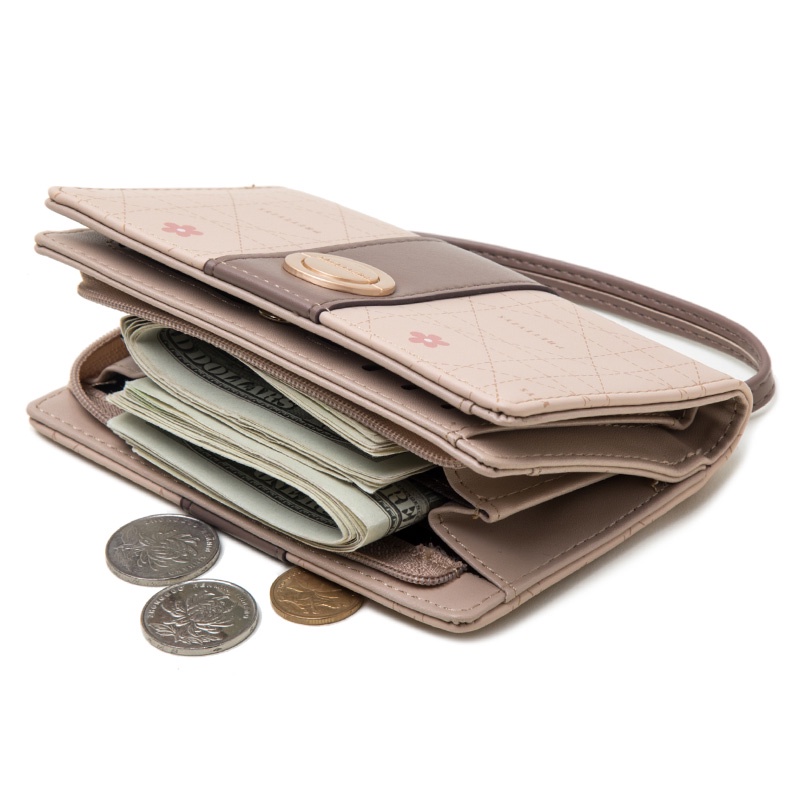 Ví Gấp Cỡ Vừa Đa Năng Thời Trang Cho Nữ