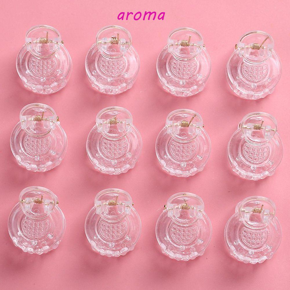 Set 20 Kẹp Tóc Trong Suốt Bằng Acrylic Phong Cách Hàn Quốc Cho Bé Gái