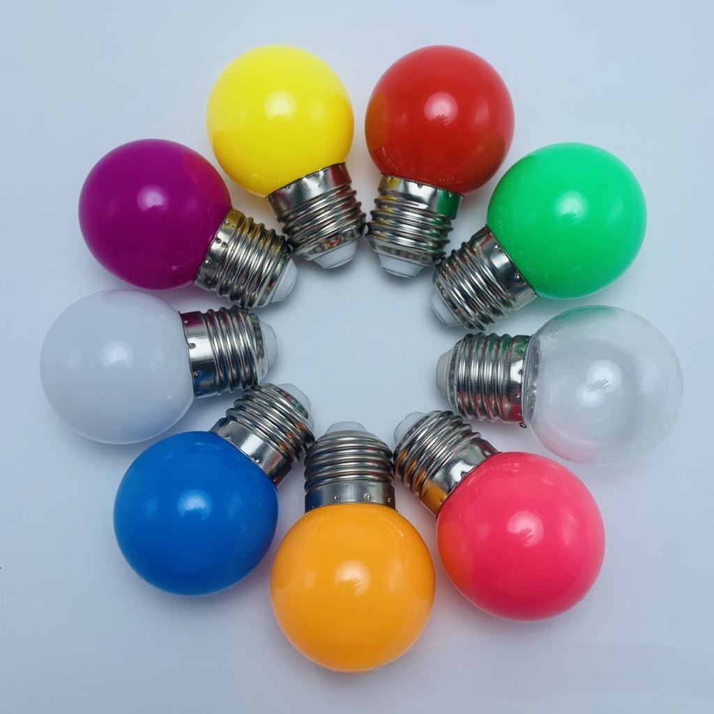 Bóng Đèn Chanh, Bóng Led 1W Đổi Màu Trang Trí Nhà Cửa , Led RGB Nháy Đổi Màu Tự Động ,Giá Rẻ ,Chống Nước
