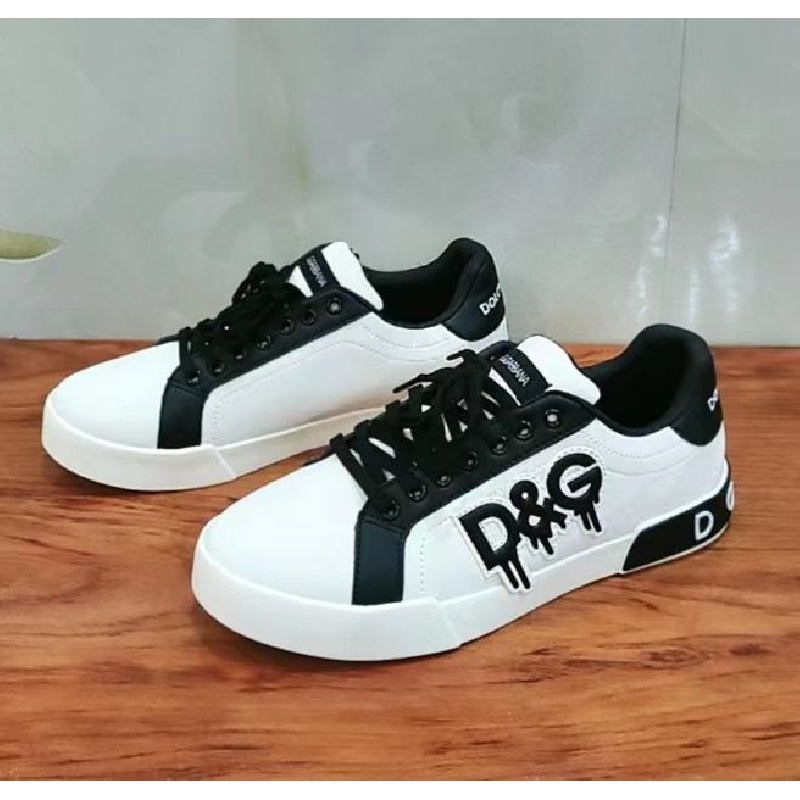 Mới Giày Da Thật Đế Bằng Buộc Dây Màu Trắng Thoải Mái Cho Nam