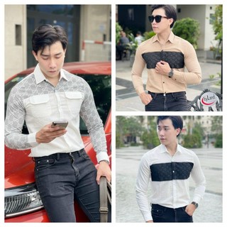 SIÊU KHUYẾN MÃI THỜI TRANG Áo sơ mi đũi nam NỮ có túi chữ Trend chất đũi mát mịn