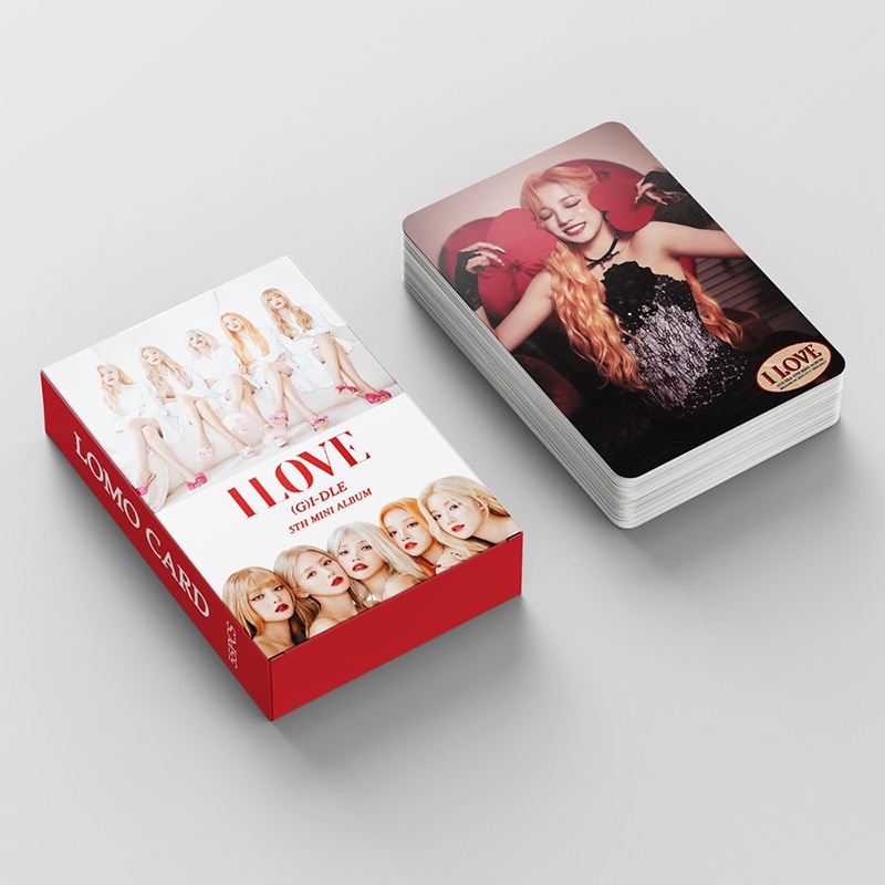 I-DLE Hộp 55 Ảnh LOMO Card Thẻ