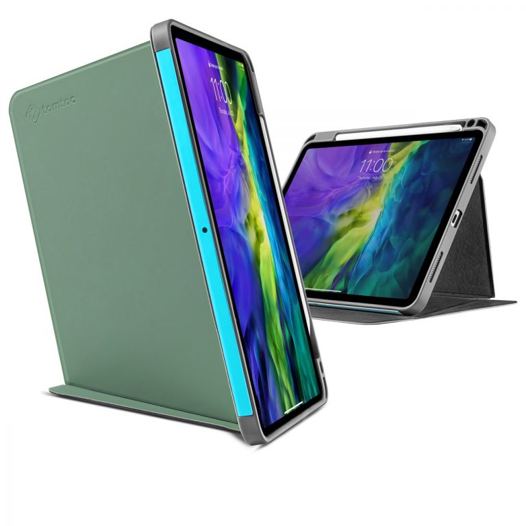 Bao da Tomtoc từ tính đa góc SmaTri hỗ trợ sạc không dây AP Pencil For Ipad 10.9&quot; (Air 4, Air 5 ) - B02