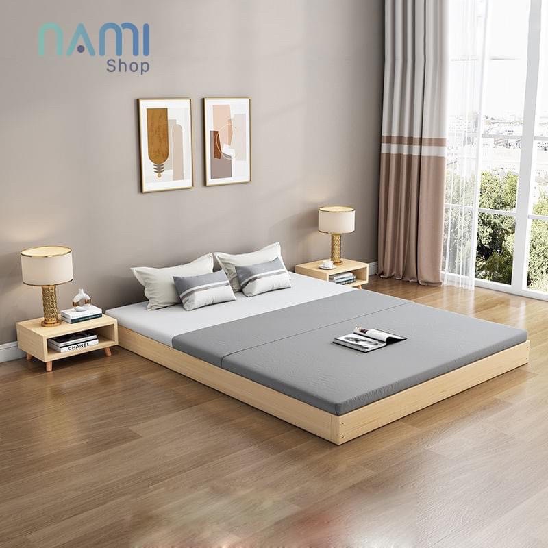 GIƯỜNG CAO 10CM KÍN CHÂN 4MẶT KÈM THEO ĐẦU GIƯỜNG