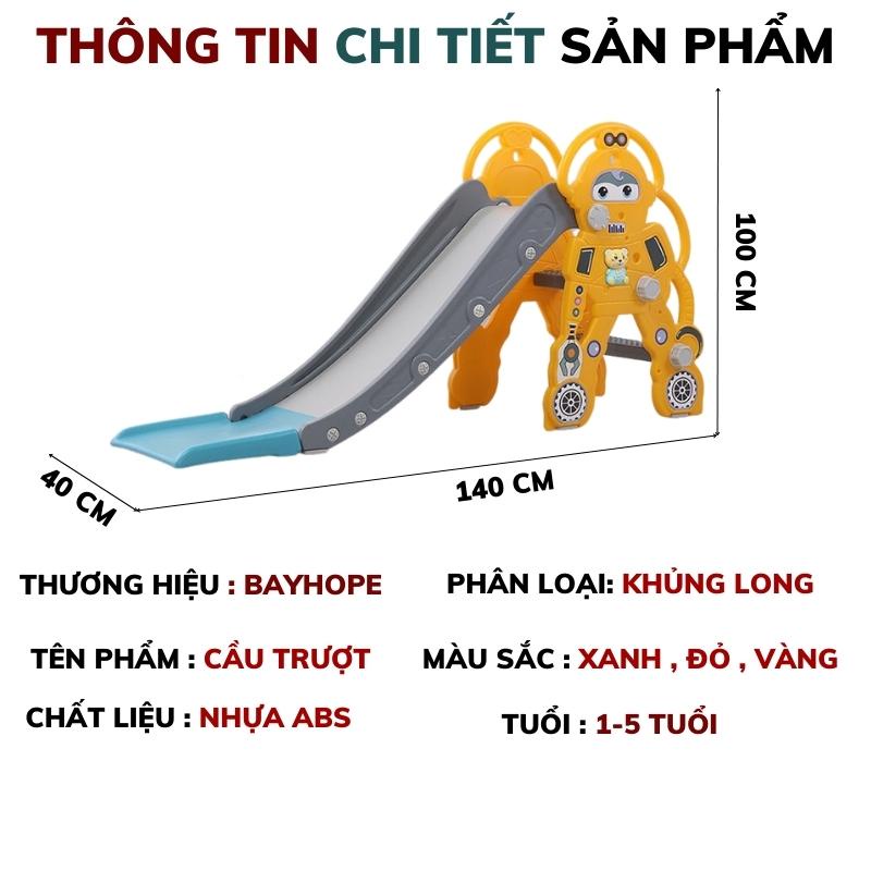 Cầu trượt cho bé trong nhà hình khủng long,robot có gấu phát nhạc,bóng rổ mẫu 2022