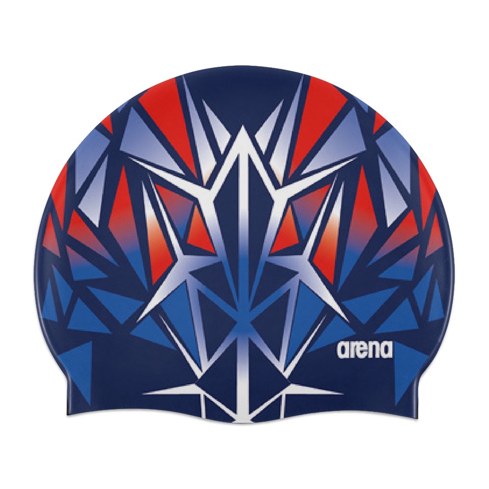 Nón bơi họa tiết Arena ARCAMS0601 Design Silicone Cap (Bishamon)